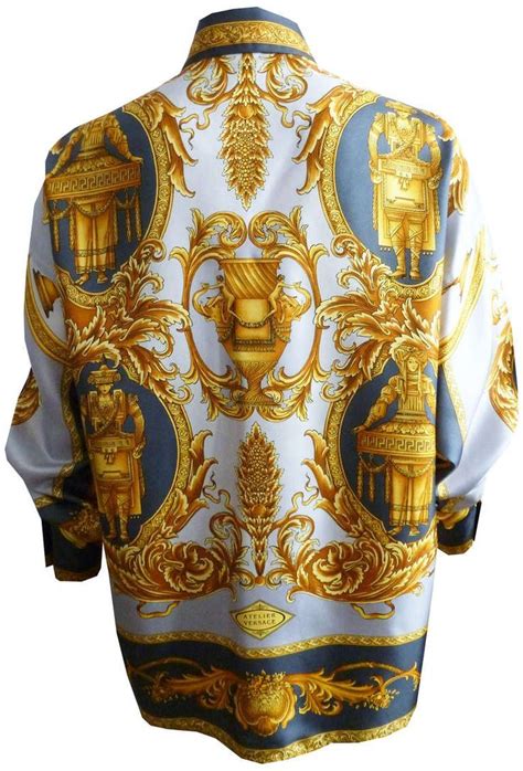 vintage versace mens shirts for sale|vintage versace gowns.